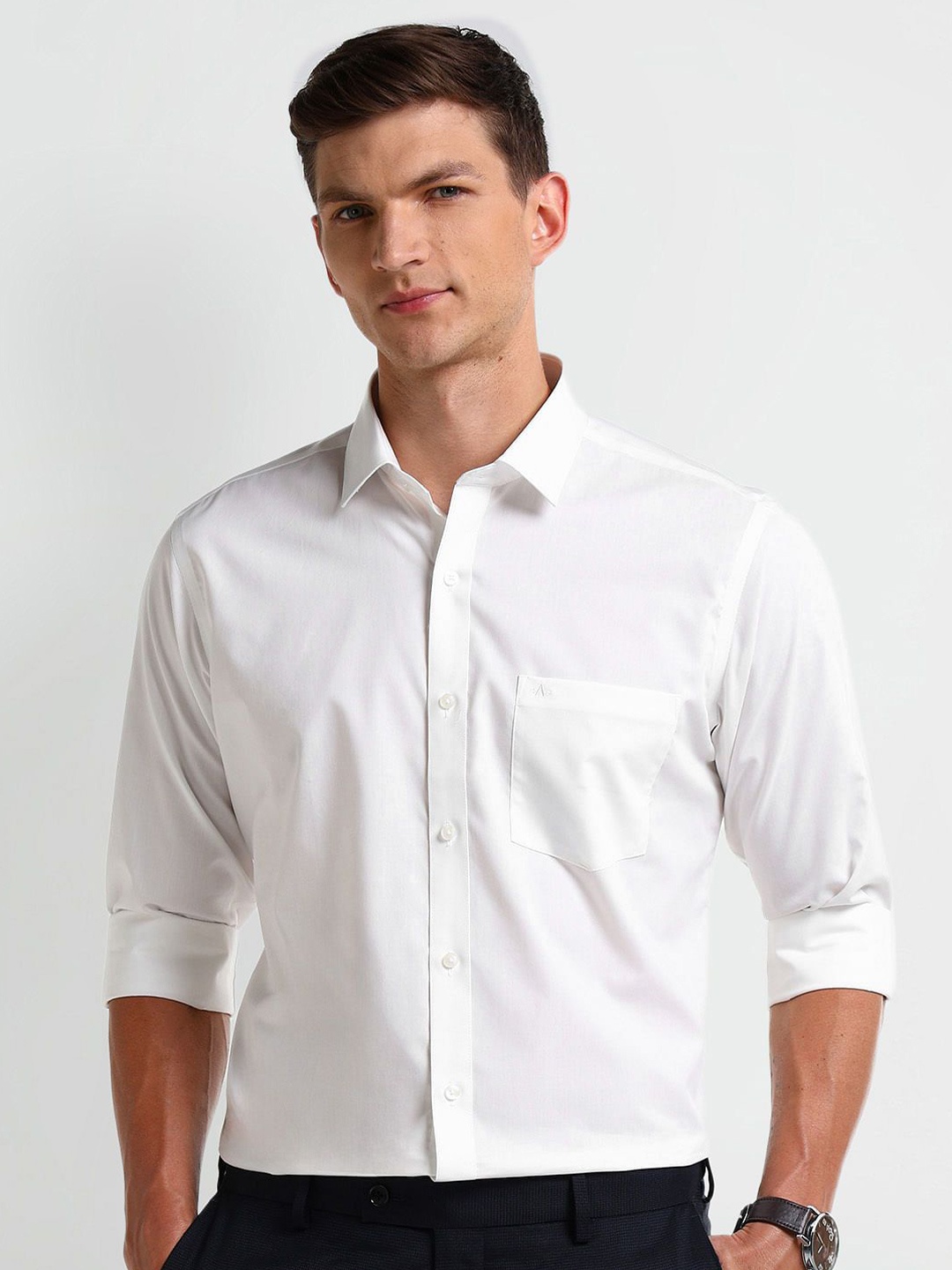 

Arrow Men Opaque Casual Shirt, White