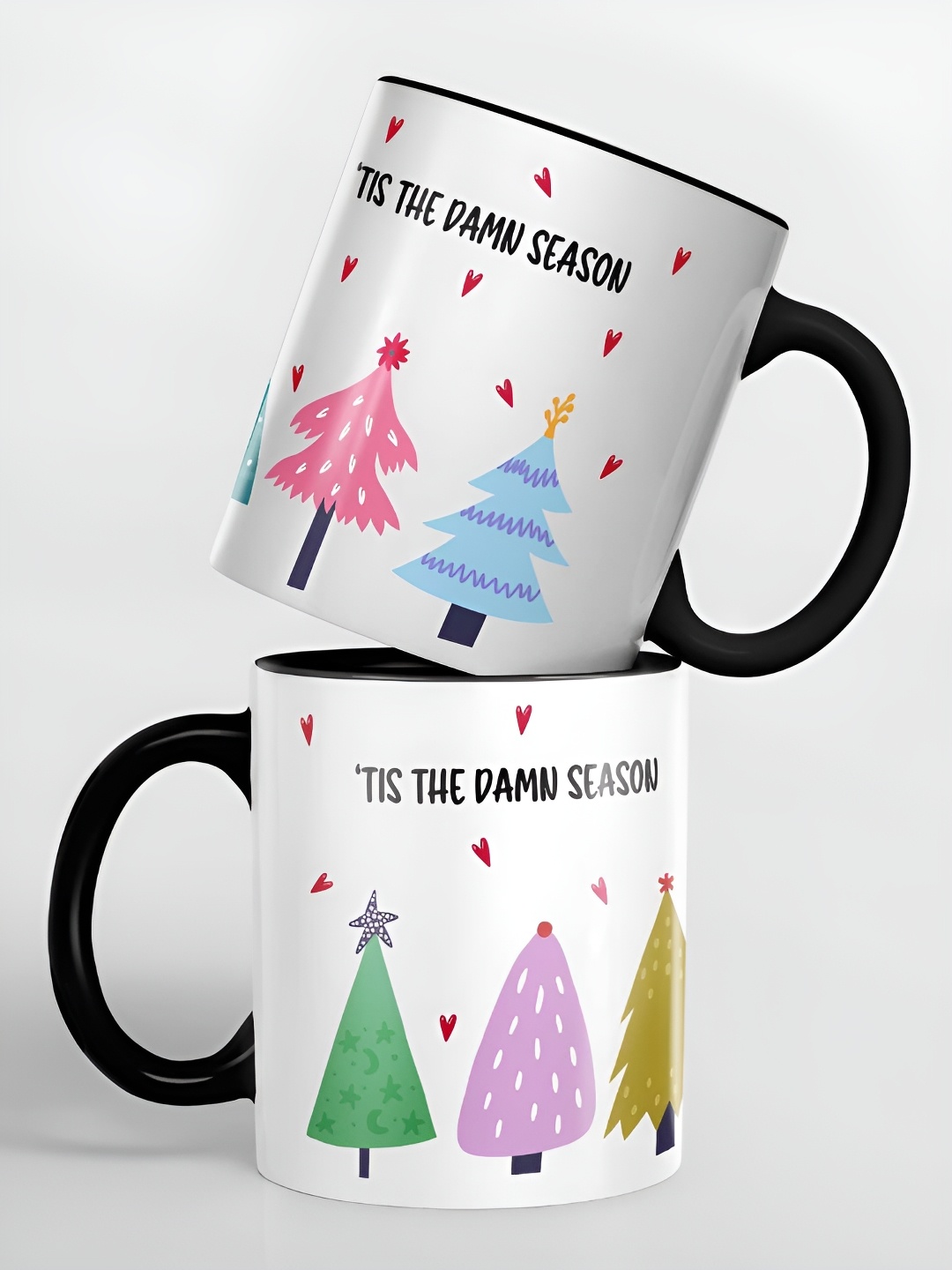 

macmerise Unisex Black Cups and Mugs, White