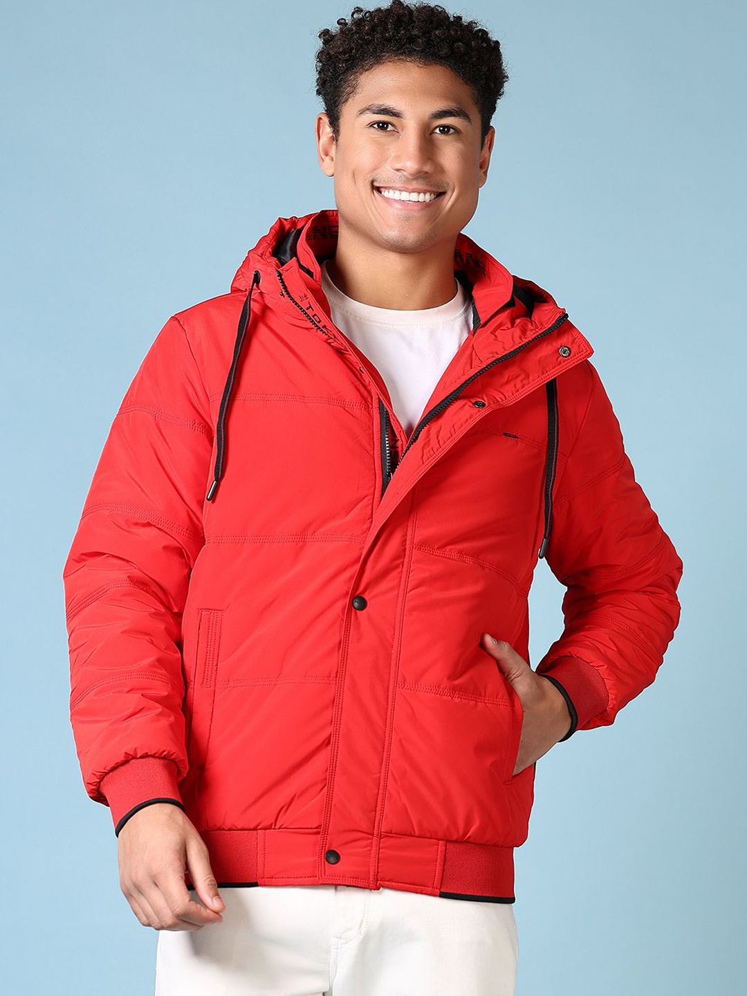 

V-Mart Men Padded Jacket, Red