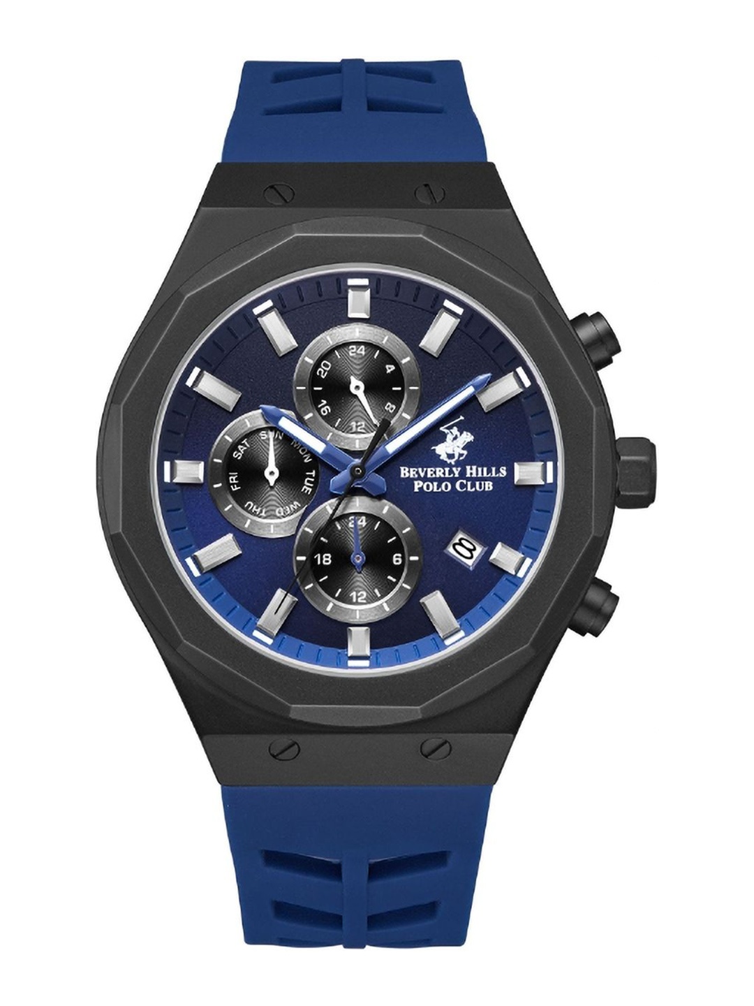 

Beverly Hills Polo Club Men Dial Analogue Display Multi Function Watch BP5032Y.699, Blue