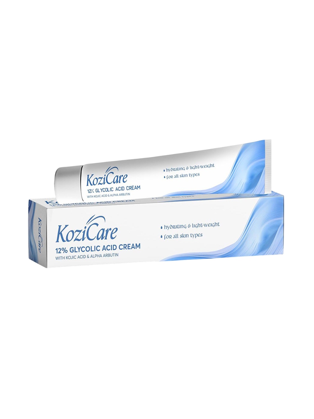 

KOZICARE 12% Glycolic Acid Face Cream- 15 g, Blue