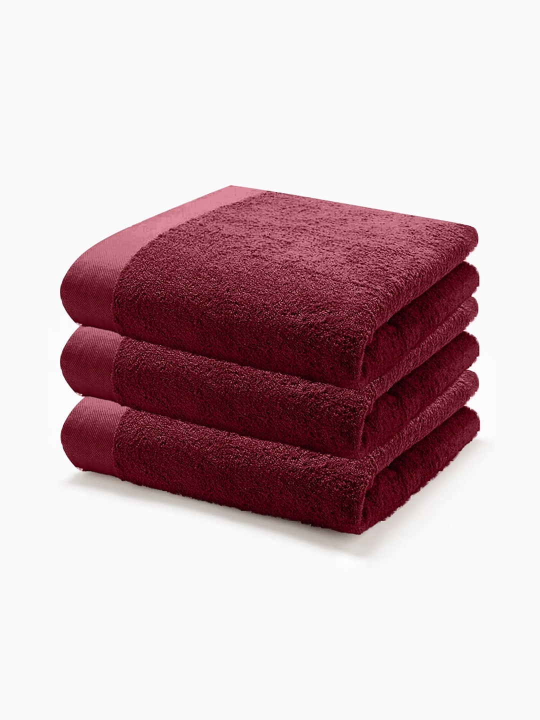 

HOME PLUS STUDIOS Maroon 3 Cotton 650 GSM Bath Towel