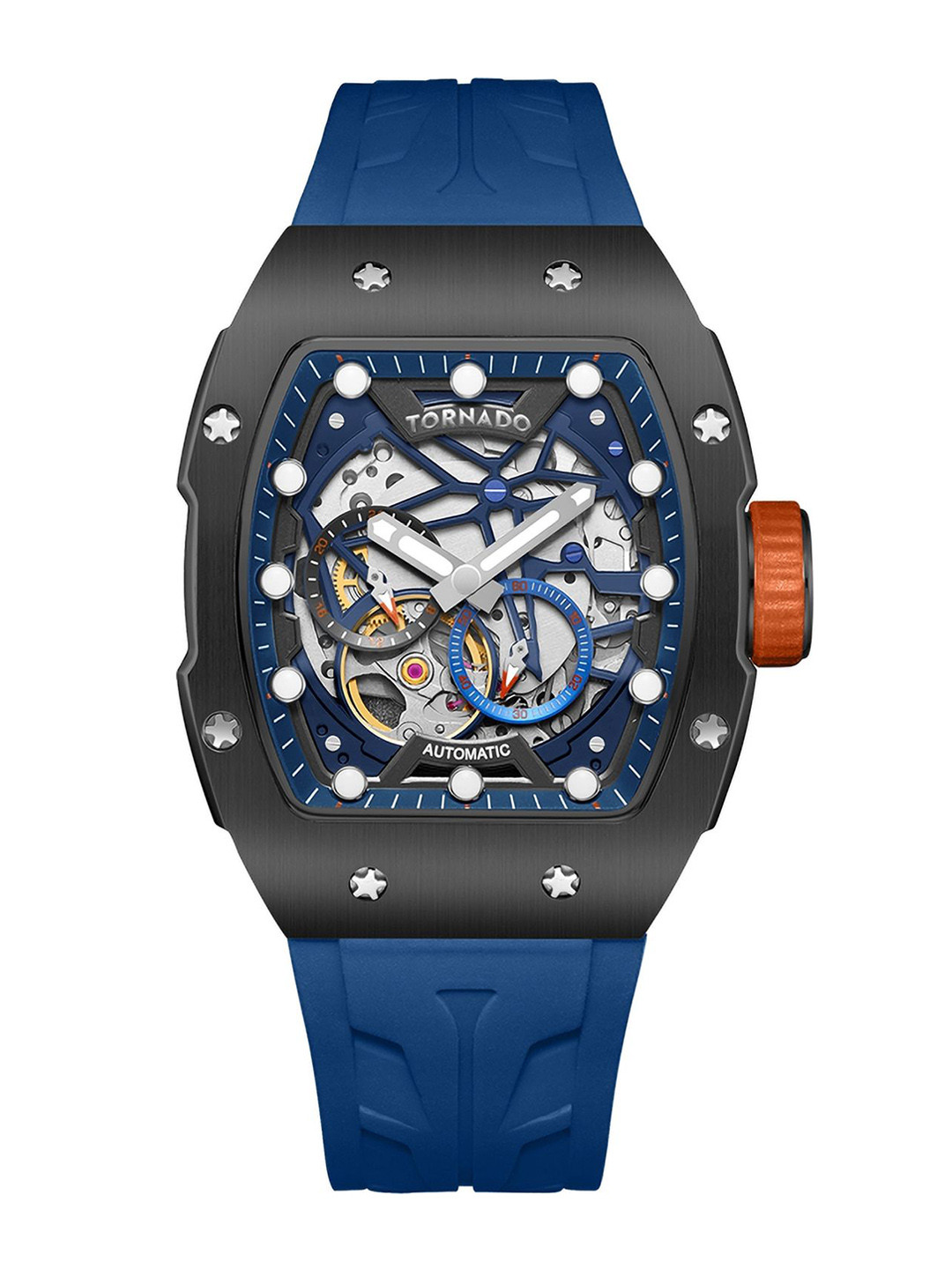 

TORNADO Men Dial & Bracelet Style Straps Analogue Automatic Watch T24302-XSNN, Blue