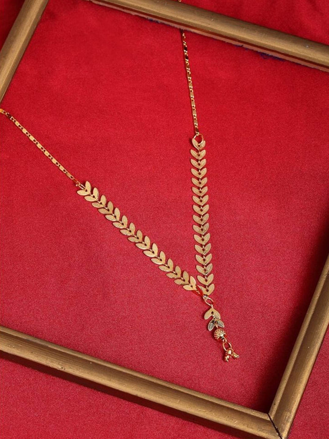 

Wynona Set Of 2 Gold Plated American Diamond & Artificial Beads Mangalsutra