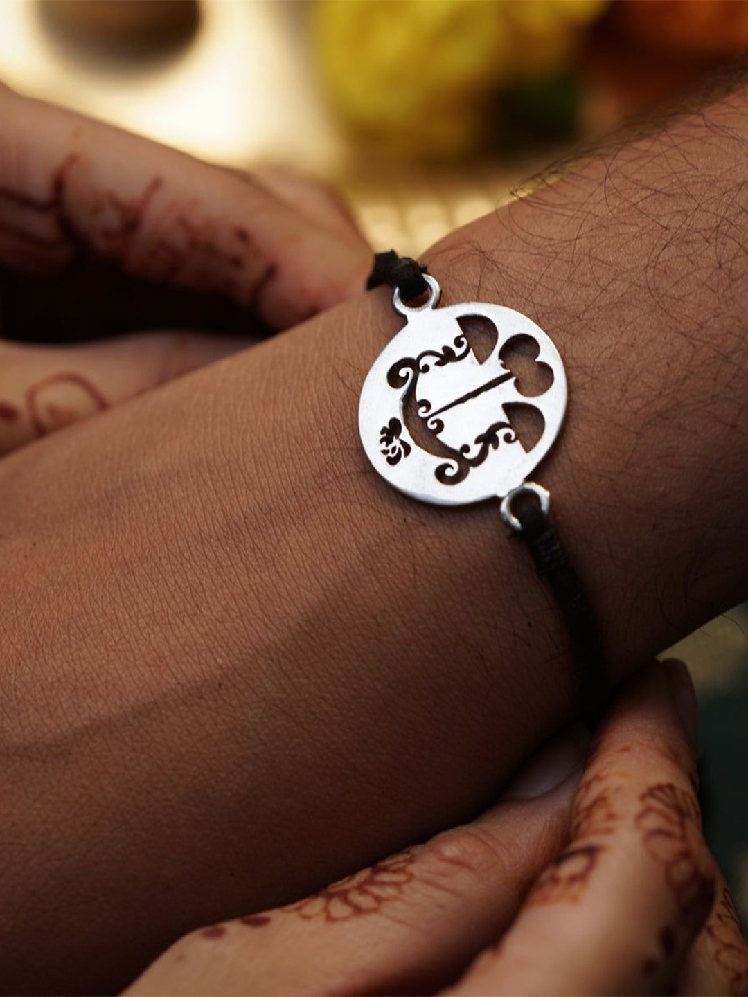 

House of Aadyaa Women Silver Wraparound Bracelet