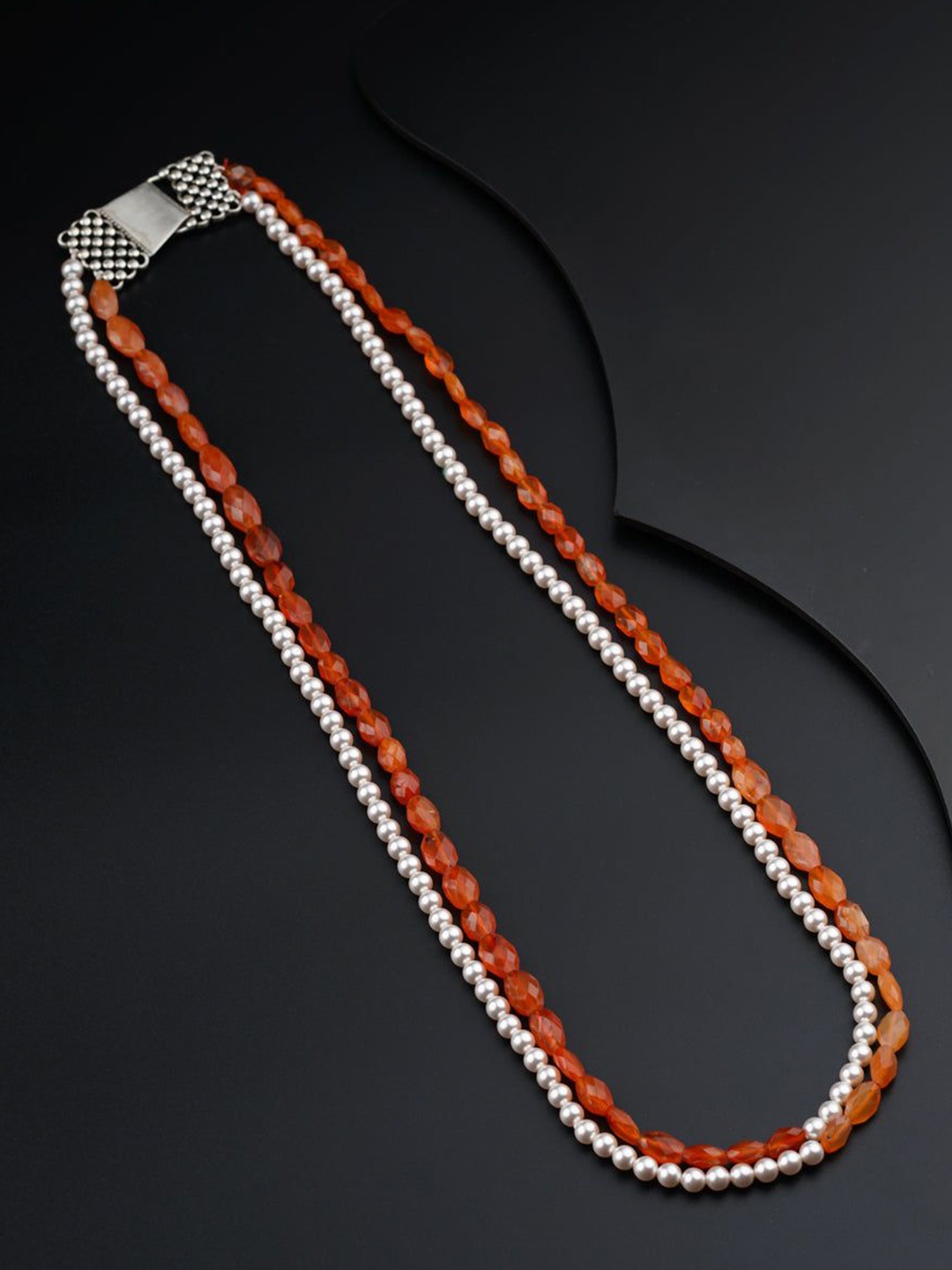 

House of Aadyaa Sterling Silver Handcrafted Necklace