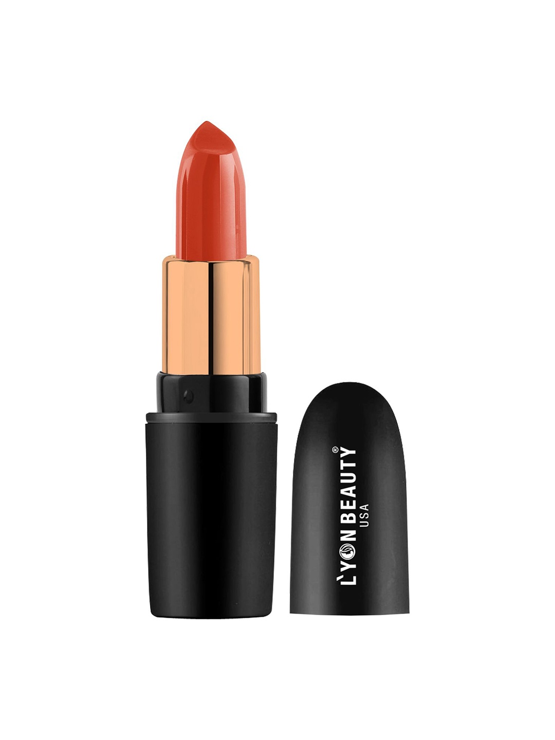 

Lyon Beauty USA Pure Matte Long Lasting Lipstick - Apricot 217, Brown