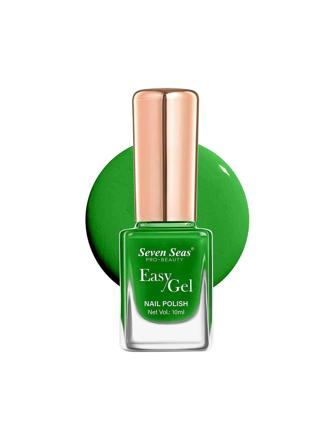 

Seven Seas Easy Gel Pro-Beauty Quick Dry Formula Glossy Nail Polish - 10 ml - Green 257