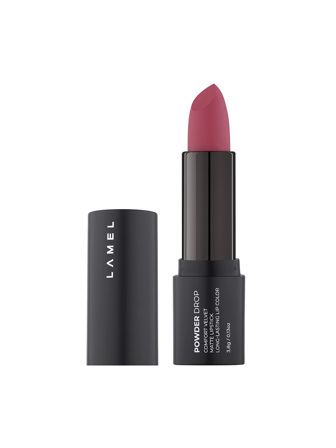 

LAMEL Powder Drop Comfort Velvet Long-Lasting Matte Lipstick - Tulip Fleur 406, Pink