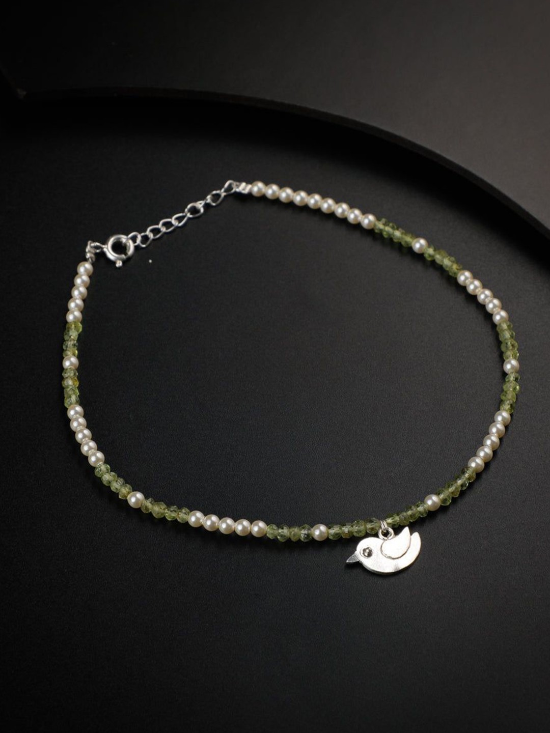 

House of Aadyaa Anklet, Silver