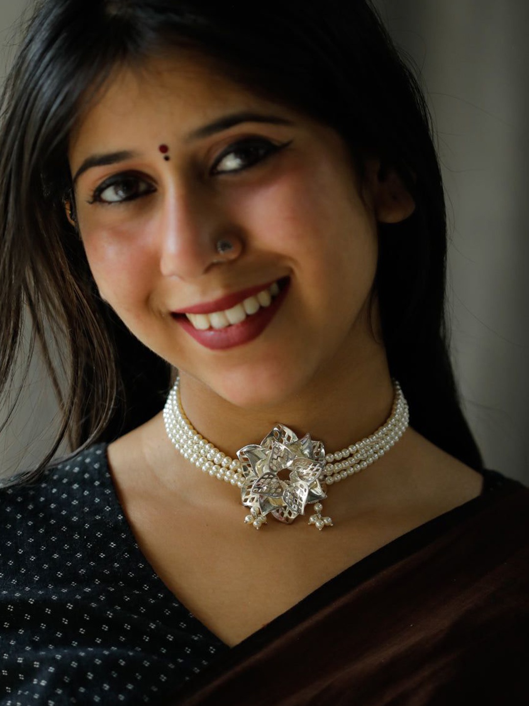 

House of Aadyaa Sterling Silver Necklace