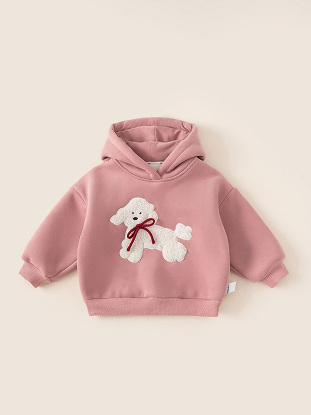 

LULU & SKY Girls Self Design Sweatshirt, Pink