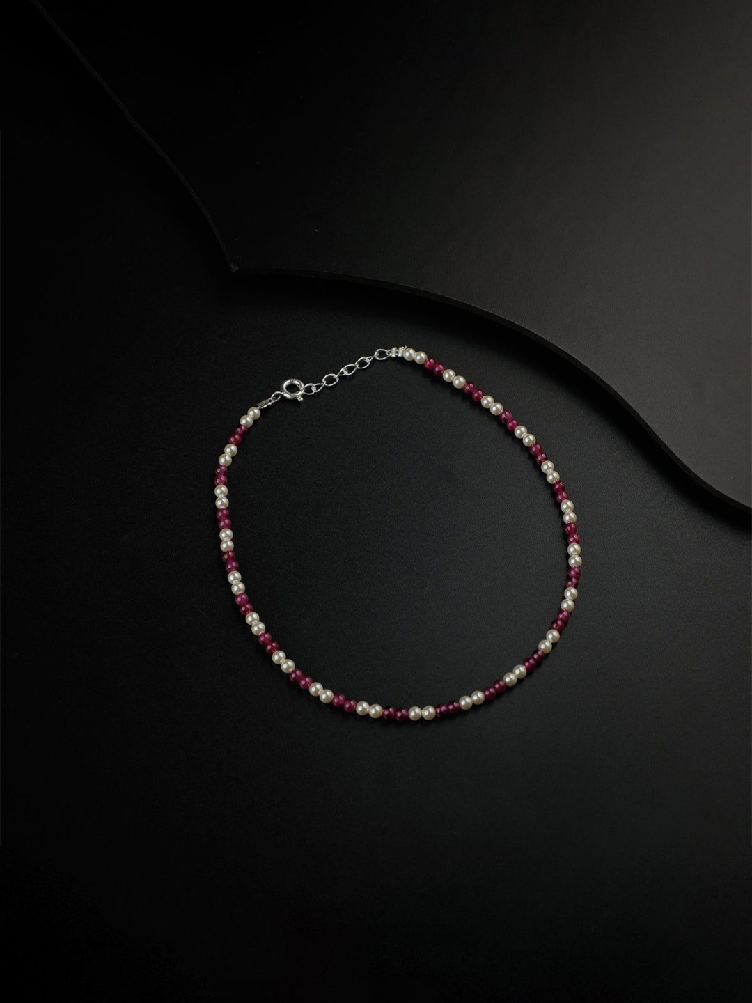 

House of Aadyaa Anklet, Silver