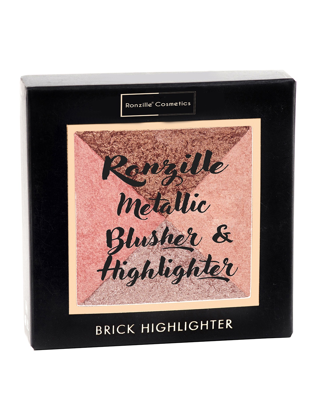 

Ronzille Square Shimmer Brick Metallic Highlighter - Soft Nude