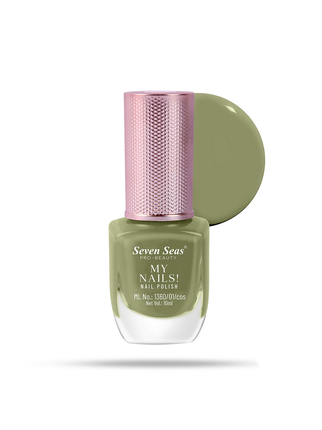 

Seven Seas My Nails Long Lasting Nail Polish - 10 ml - 374, Green