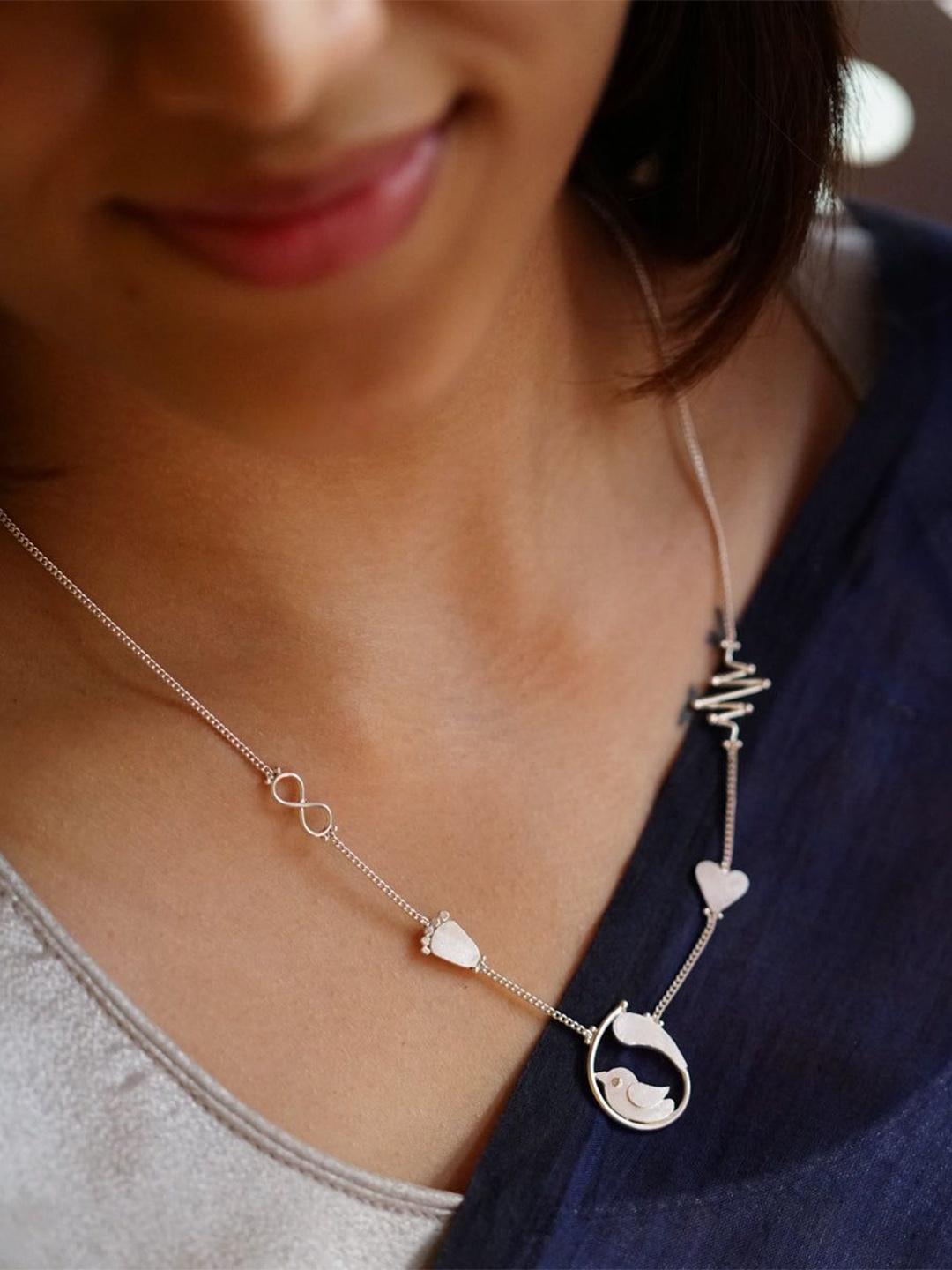 

House of Aadyaa Sterling Silver Chain