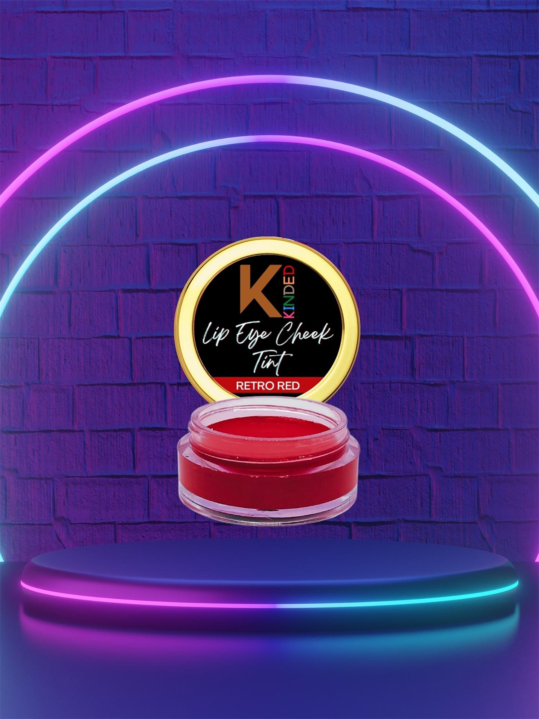 

KINDED Creamy Matte Lip Eye Cheek Tint 8 g - Retro Red