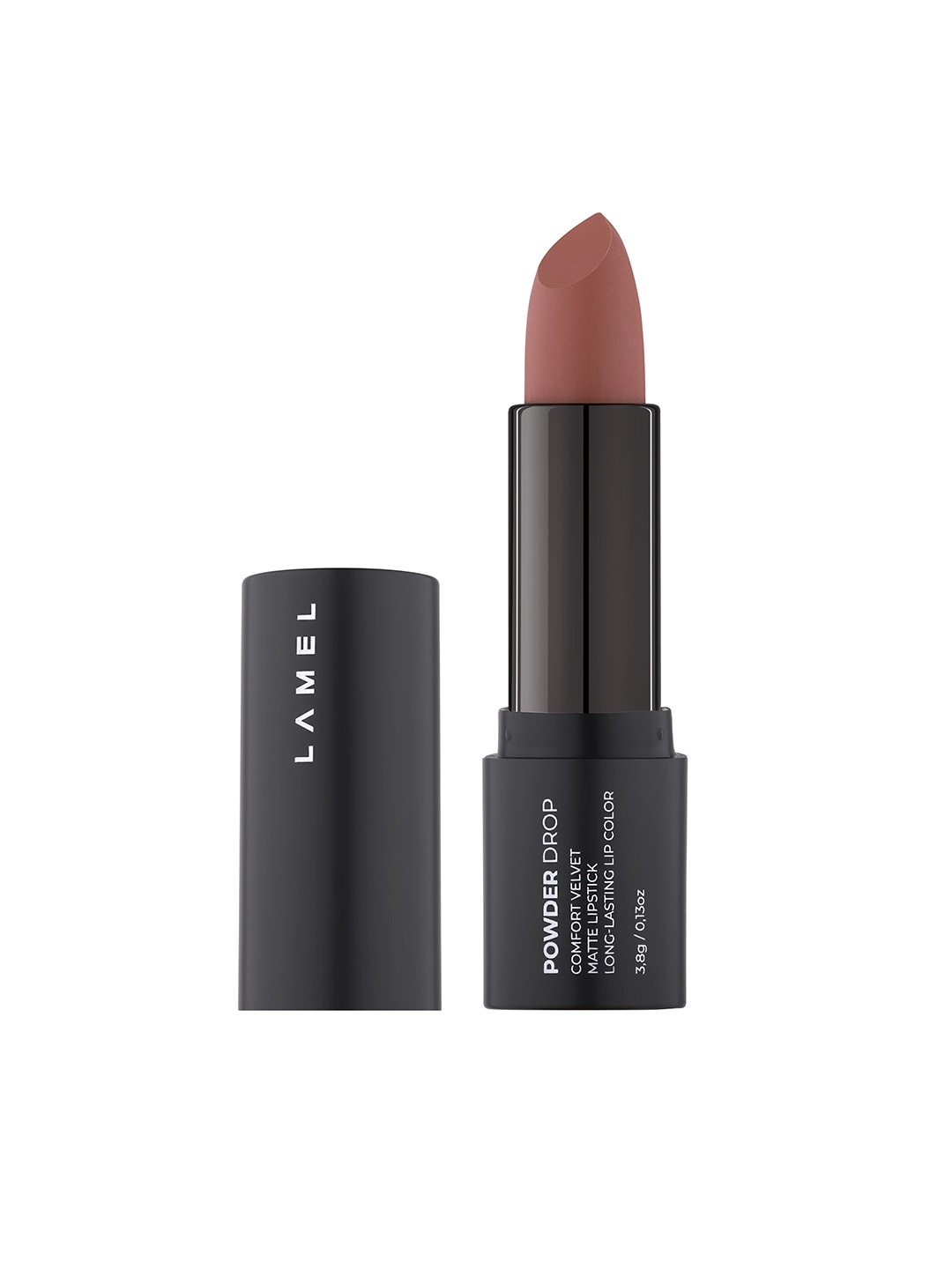 

LAMEL Powder Drop Comfort Velvet Long-Lasting Matte Lipstick - Banger Pink 405, Brown