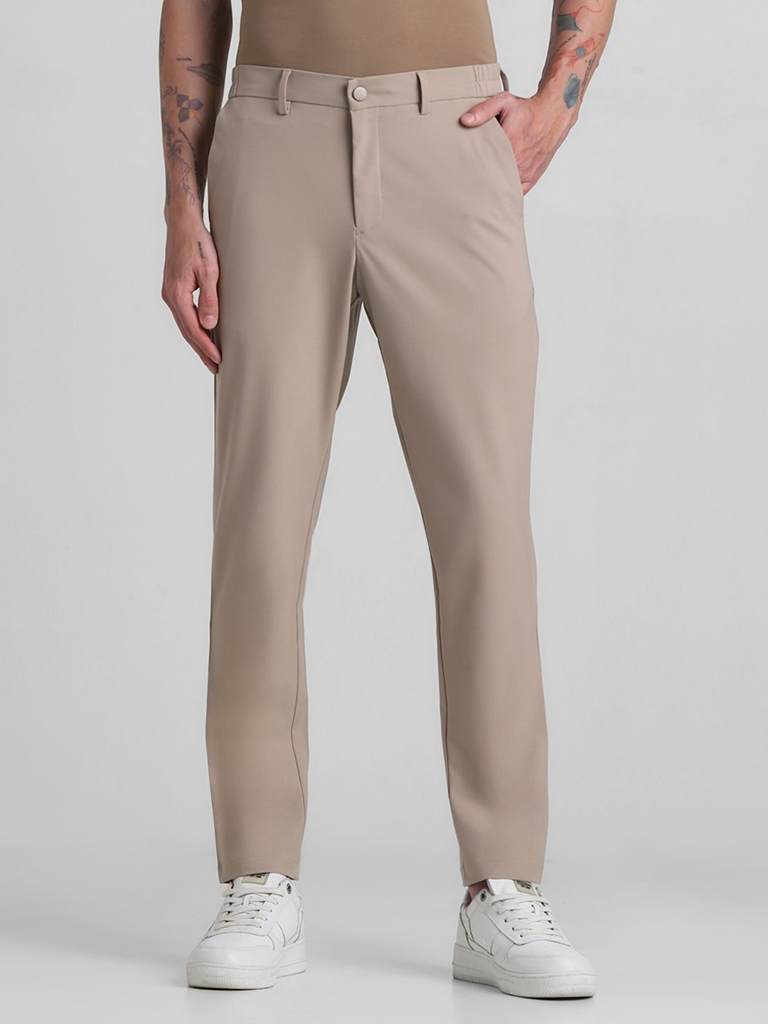 

Jack & Jones Men Slim Fit Chinos, Brown