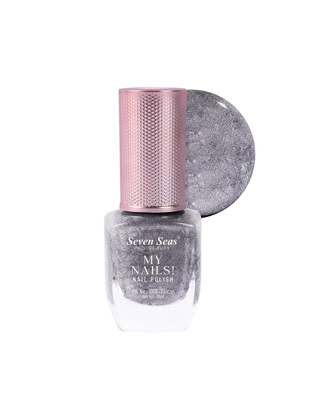 

Seven Seas My Nails Glossy Finish Nail Polish - 10 ml - No - 250, Grey
