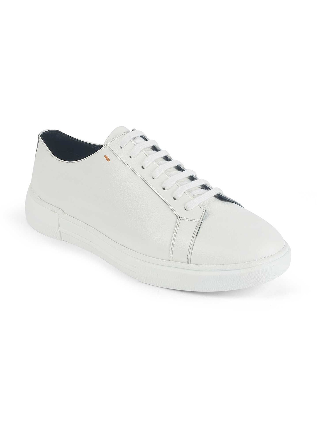 

Tresmode Men Leather Sneakers, White