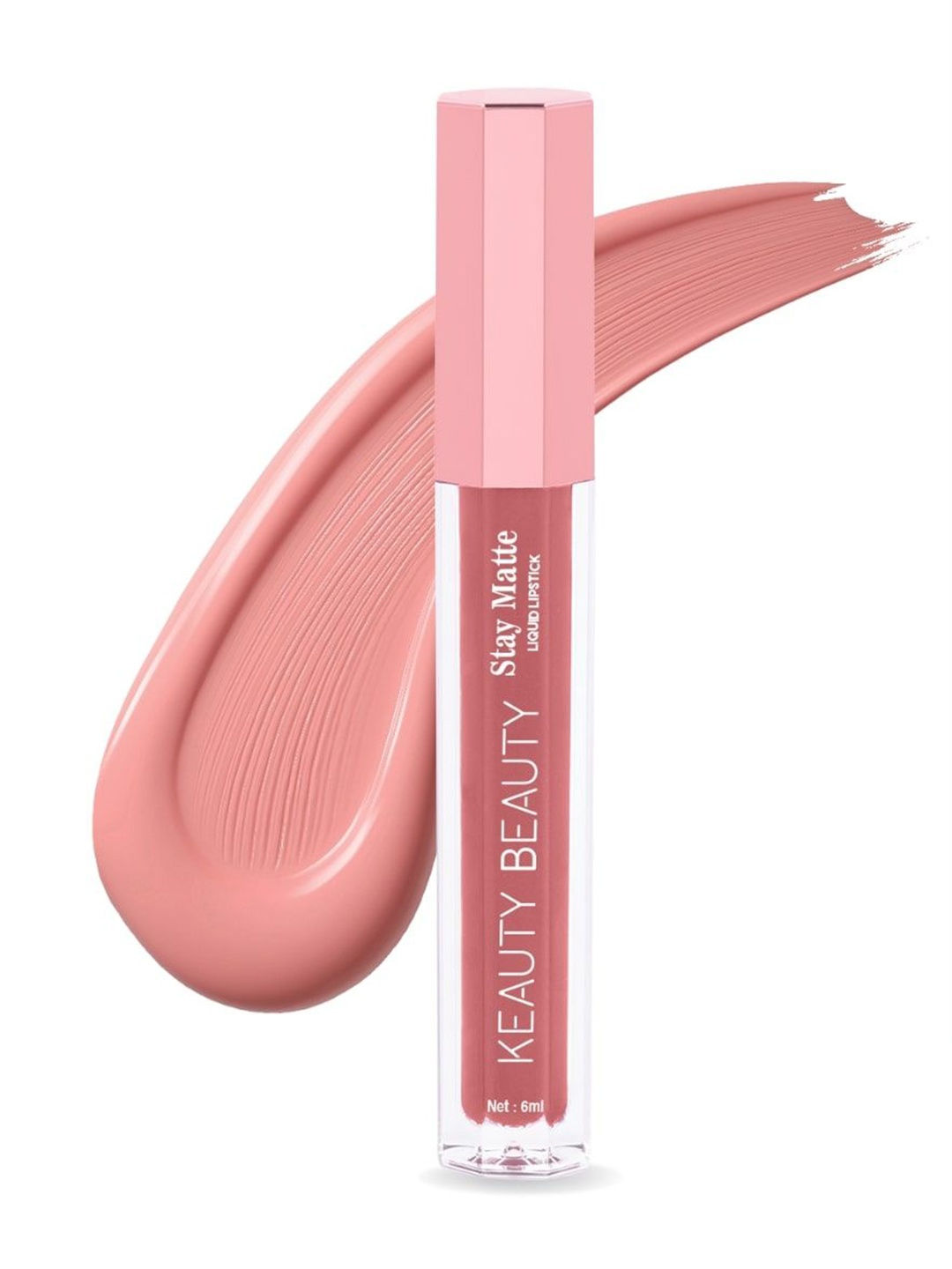 

Keauty Beauty Super Stay Matte Long Lasting Liquid Lipstick-6ml-Vintage 07, Nude