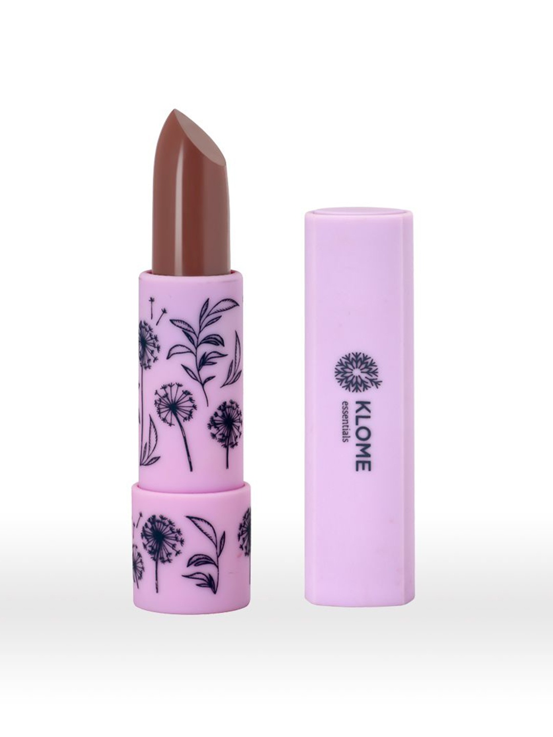 

Klome Essential Glossy Finish Bullet Lipstick With Vitamin E-Rosewood, Coffee brown