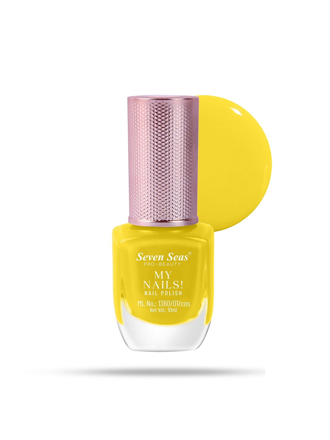 

Seven Seas My Nails Pro-Beauty Long-Lasting Glossy Nail Polish - 10 ml - Yellow 212