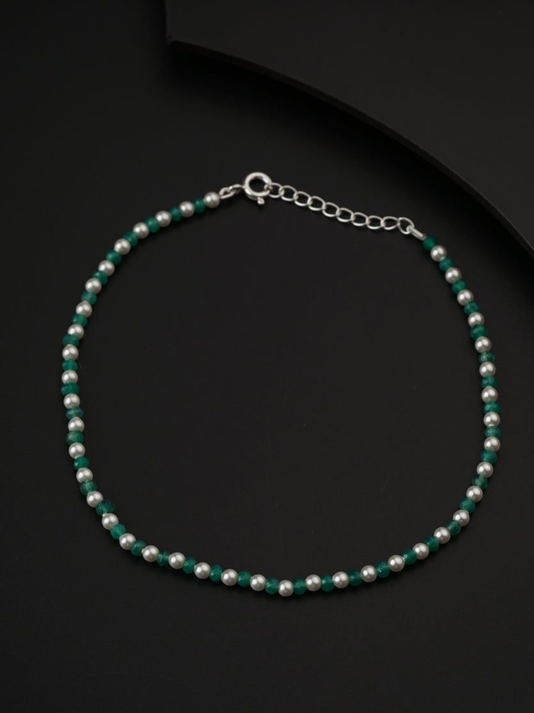 

House of Aadyaa Anklet, Silver