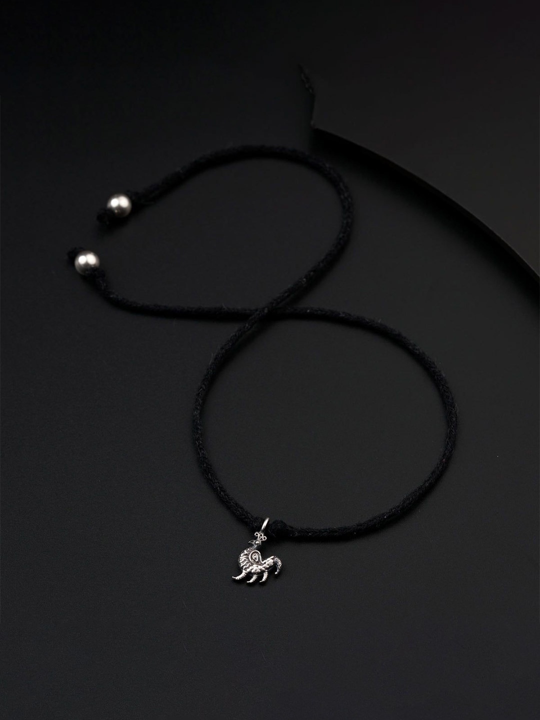 

House of Aadyaa Anklet, Silver