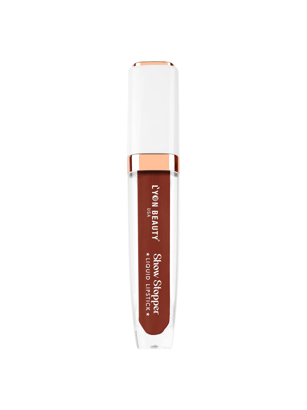 

Lyon Beauty USA Show Stopper Liquid Lipstick With Jojoba Oil-6ml-Expresso Martini-03, Brown