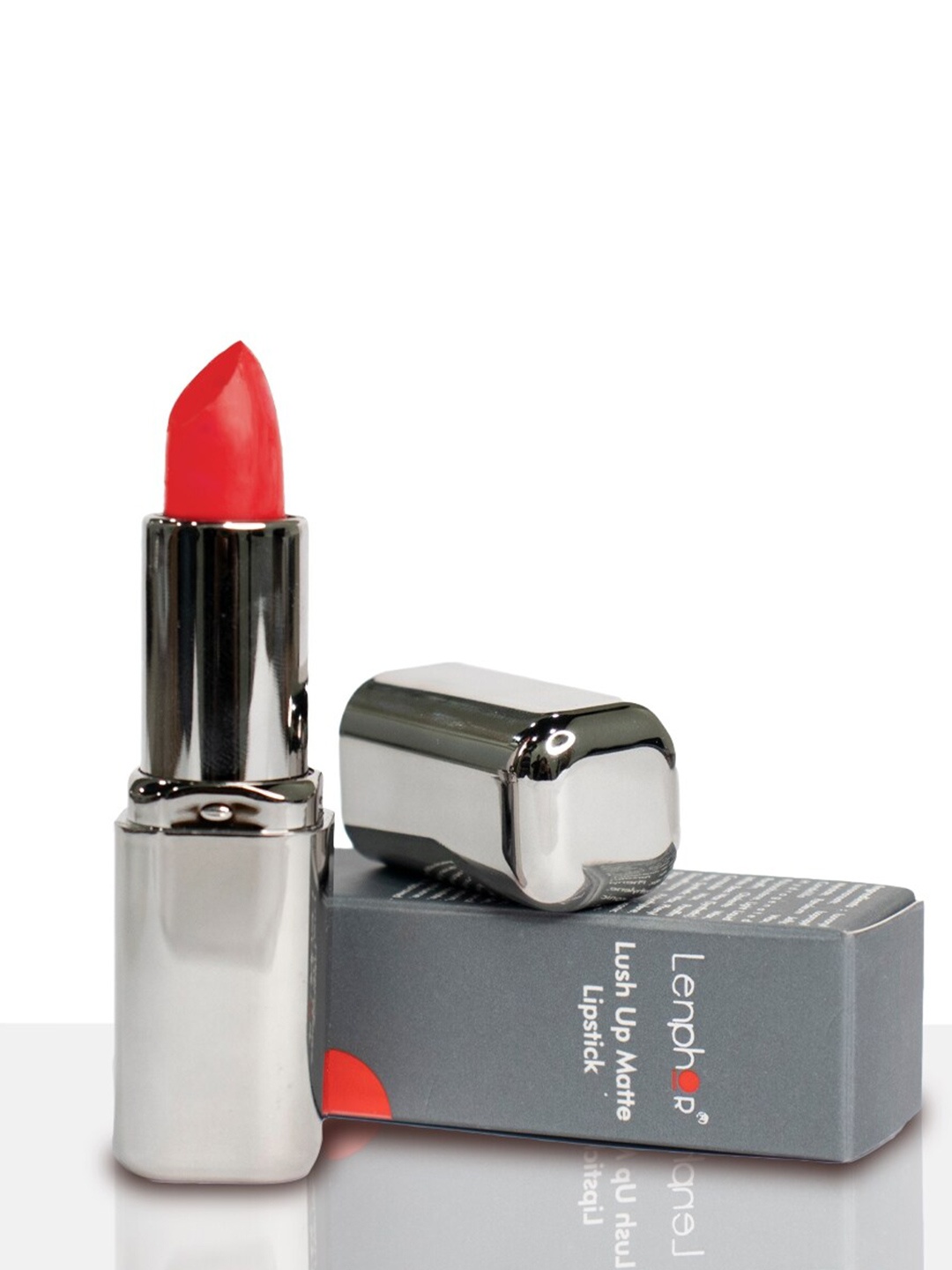 

Lenphor Lush Up Long Lasting Matte Lipstick - 4.10g - Deep Carmine 04, Red