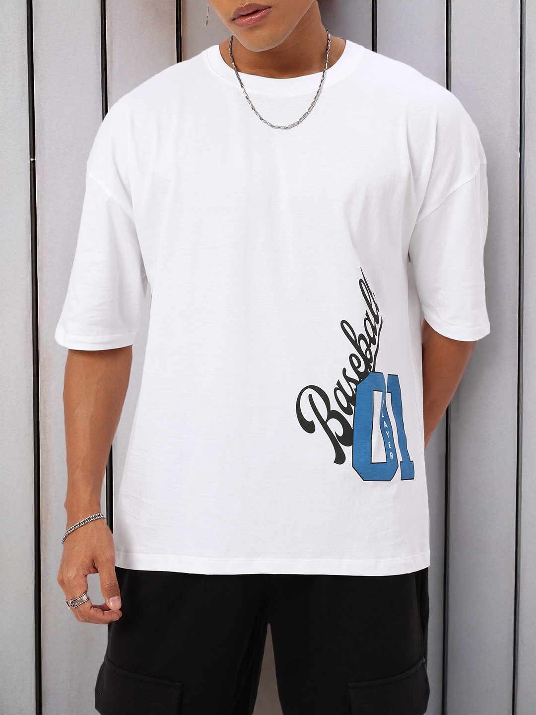 

Kook N Keech Sporty Touch Printed Relaxed Fit T-shirt, White