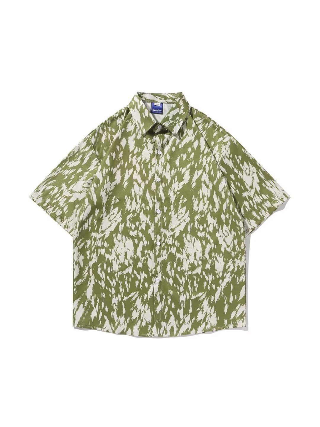 

StyleCast x Revolte Men Opaque Printed Casual Shirt, Green