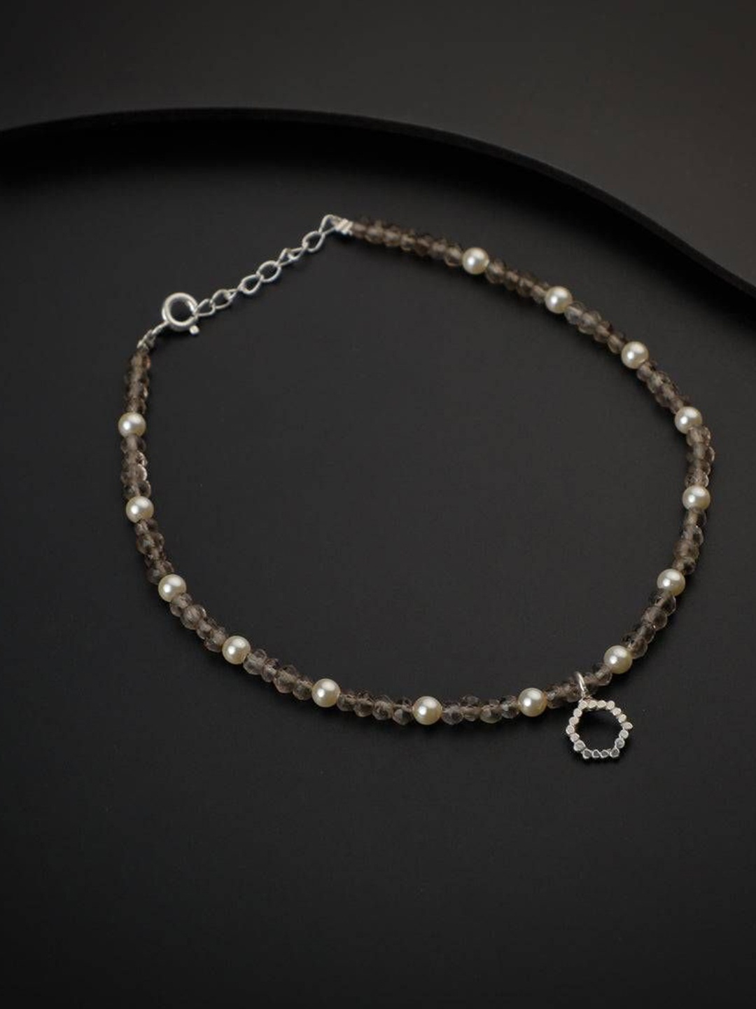 

House of Aadyaa Anklet, Silver