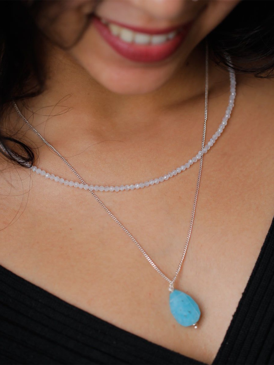 

House of Aadyaa Sterling Silver Necklace