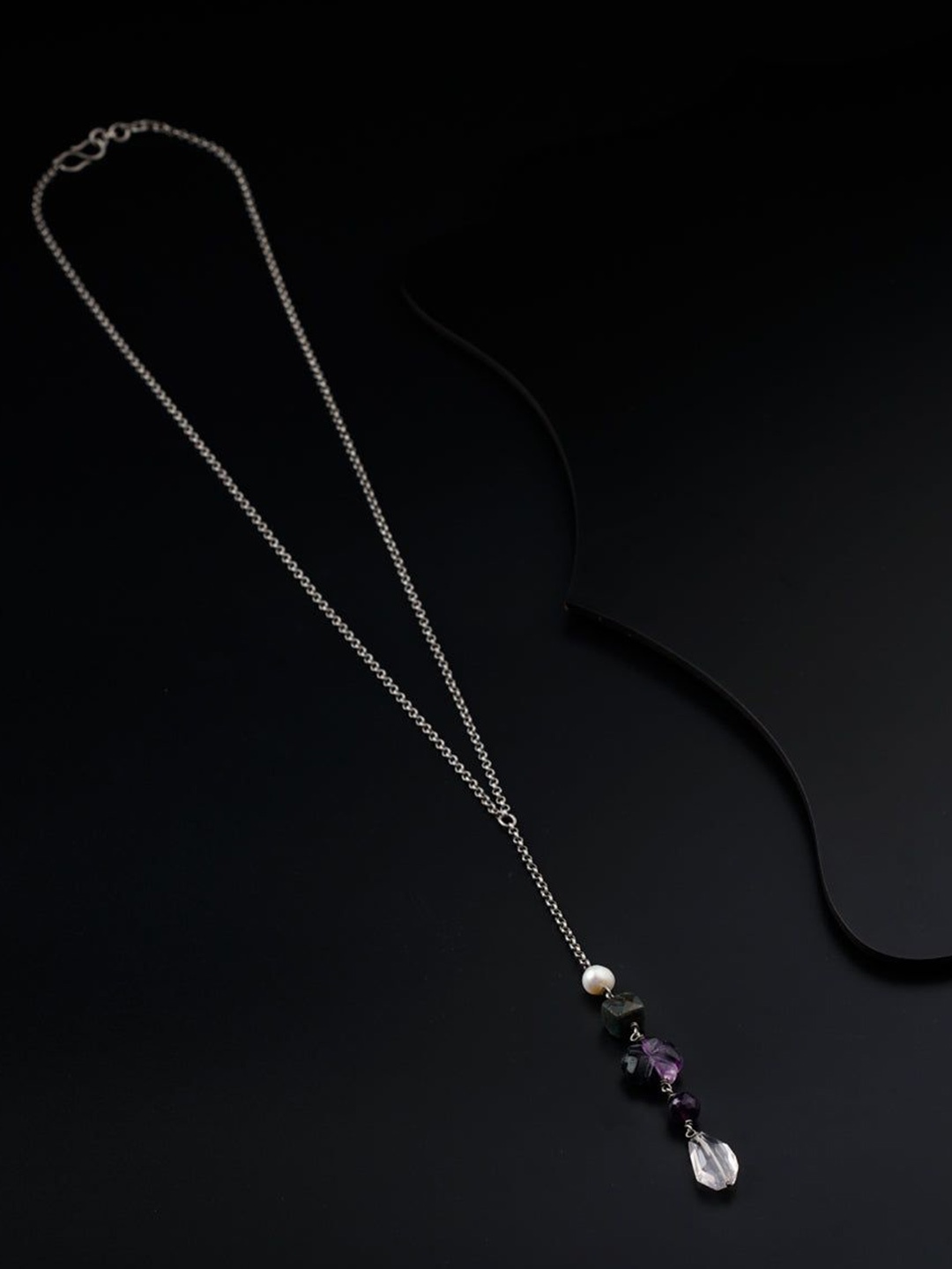 

House of Aadyaa Sterling Silver Handcrafted Necklace