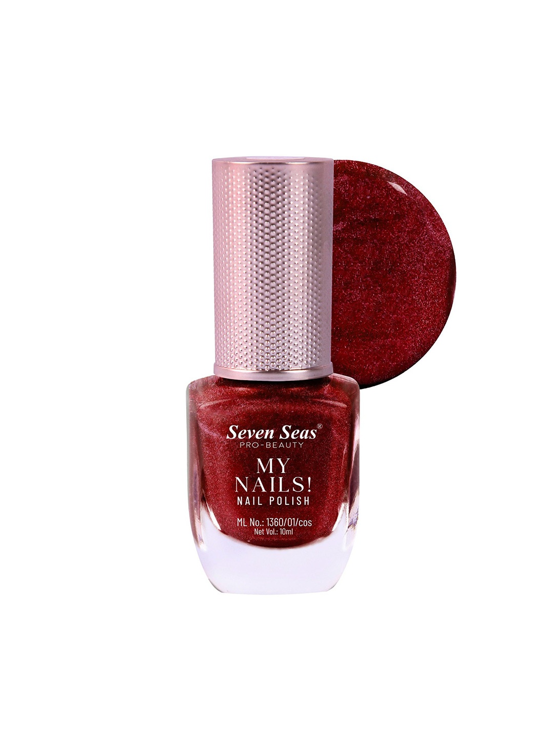 

Seven Seas My Nails Matte/Glossy Finish Nail Polish - 10 ml - 271, Red