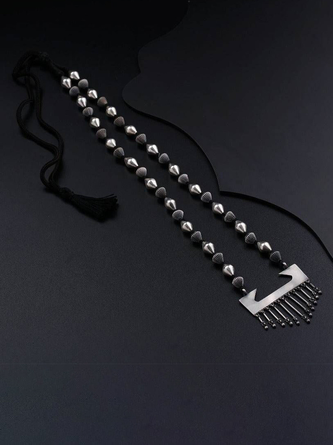 

House of Aadyaa Sterling Silver Handcrafted Necklace