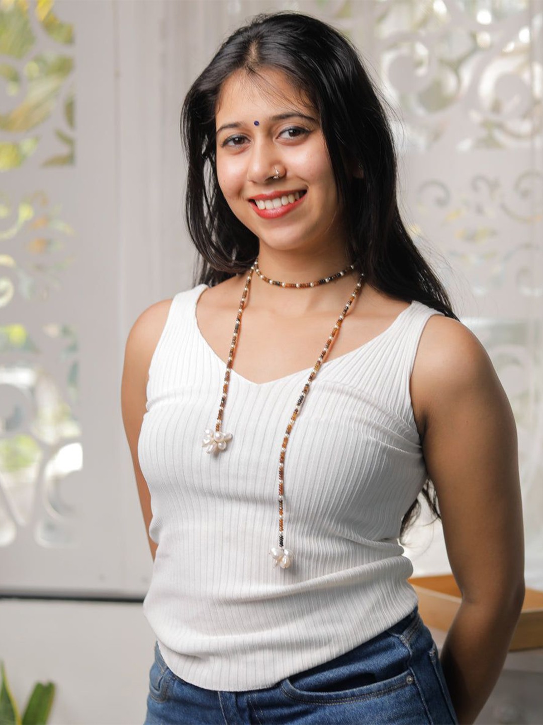 

House of Aadyaa Sterling Silver Necklace