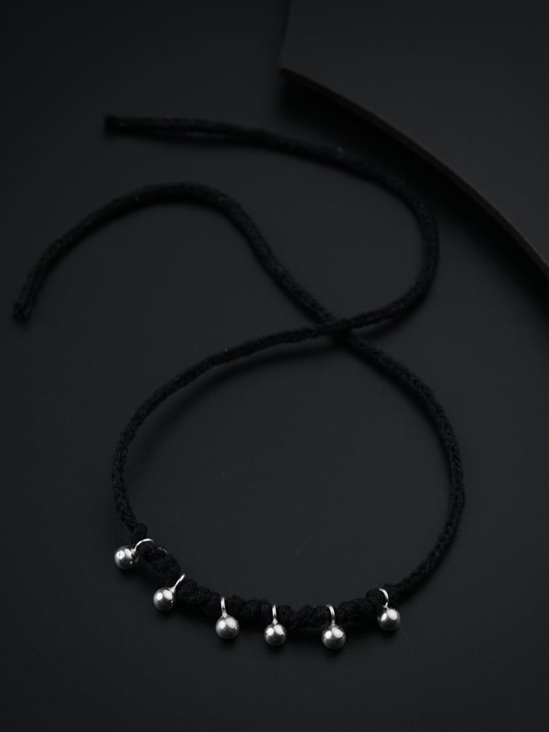 

House of Aadyaa Anklet, Silver