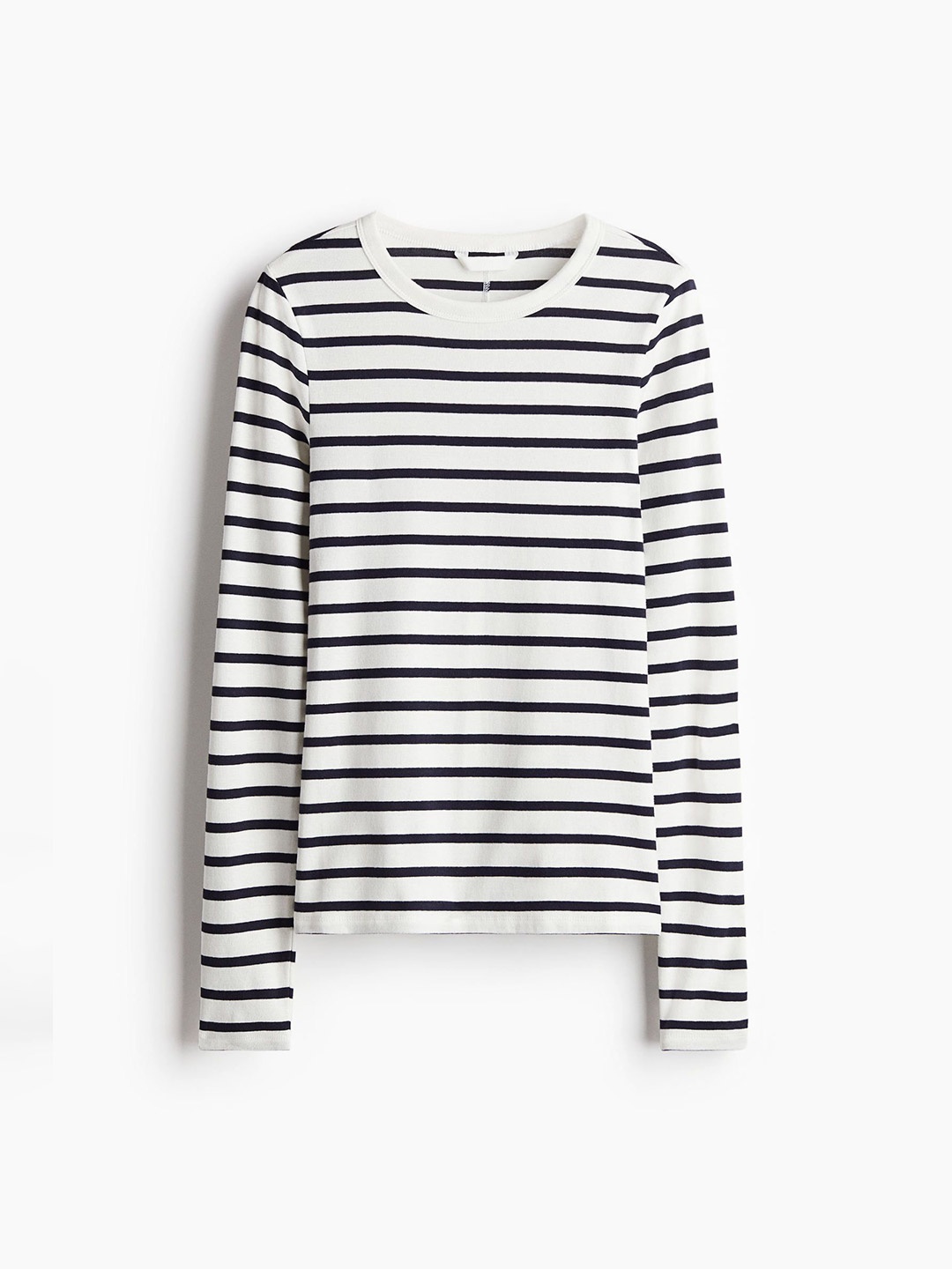 

H&M Women Long-Sleeved Jersey Top, White