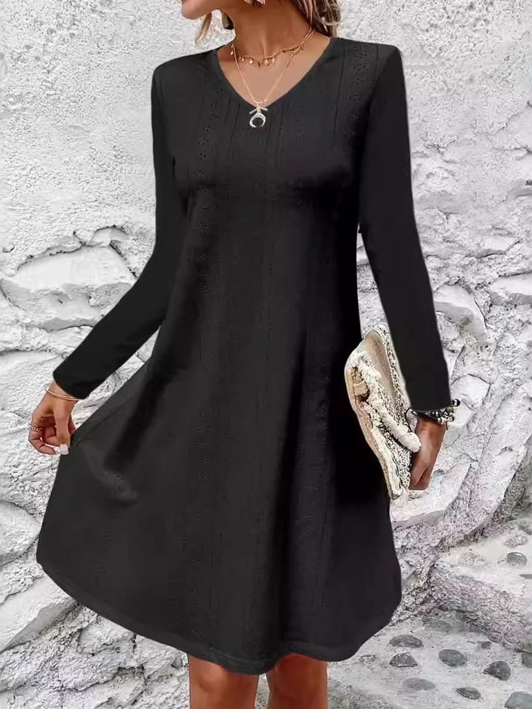 

StyleCast A-Line Dress, Black