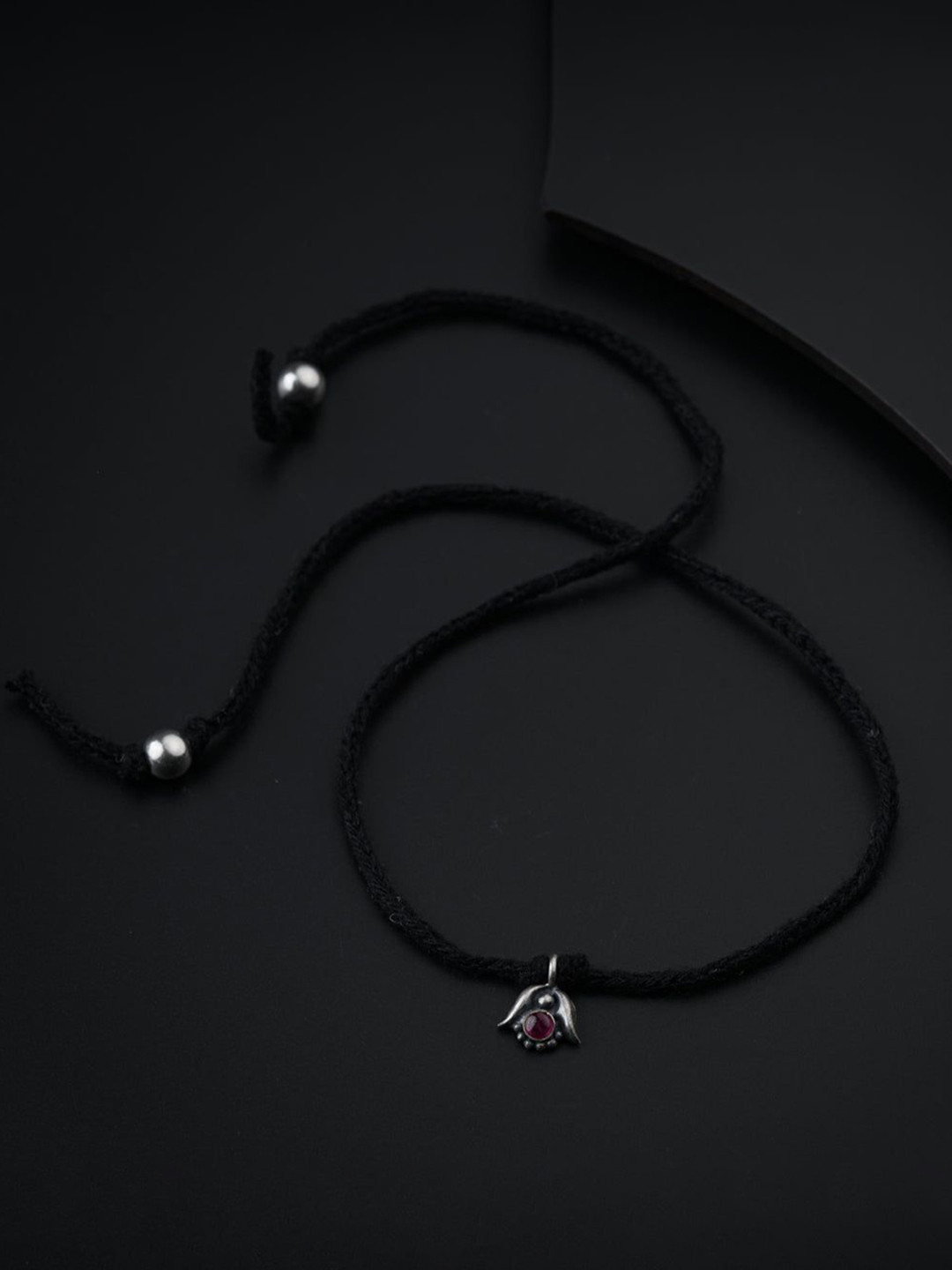 

House of Aadyaa Anklet, Silver