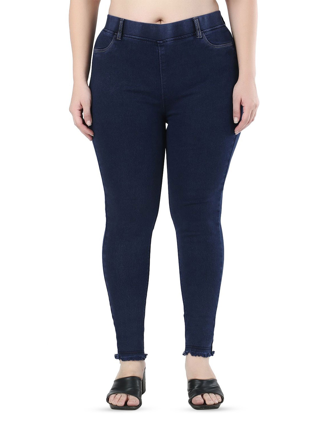 

ZXN CLOTHING Women Skinny Fit Denim, Blue
