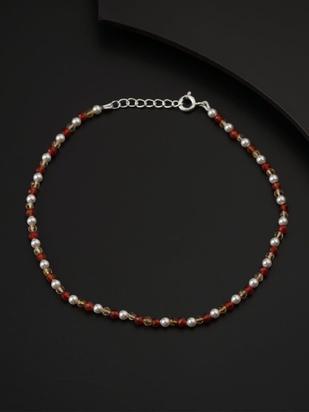 

House of Aadyaa Anklet, Silver