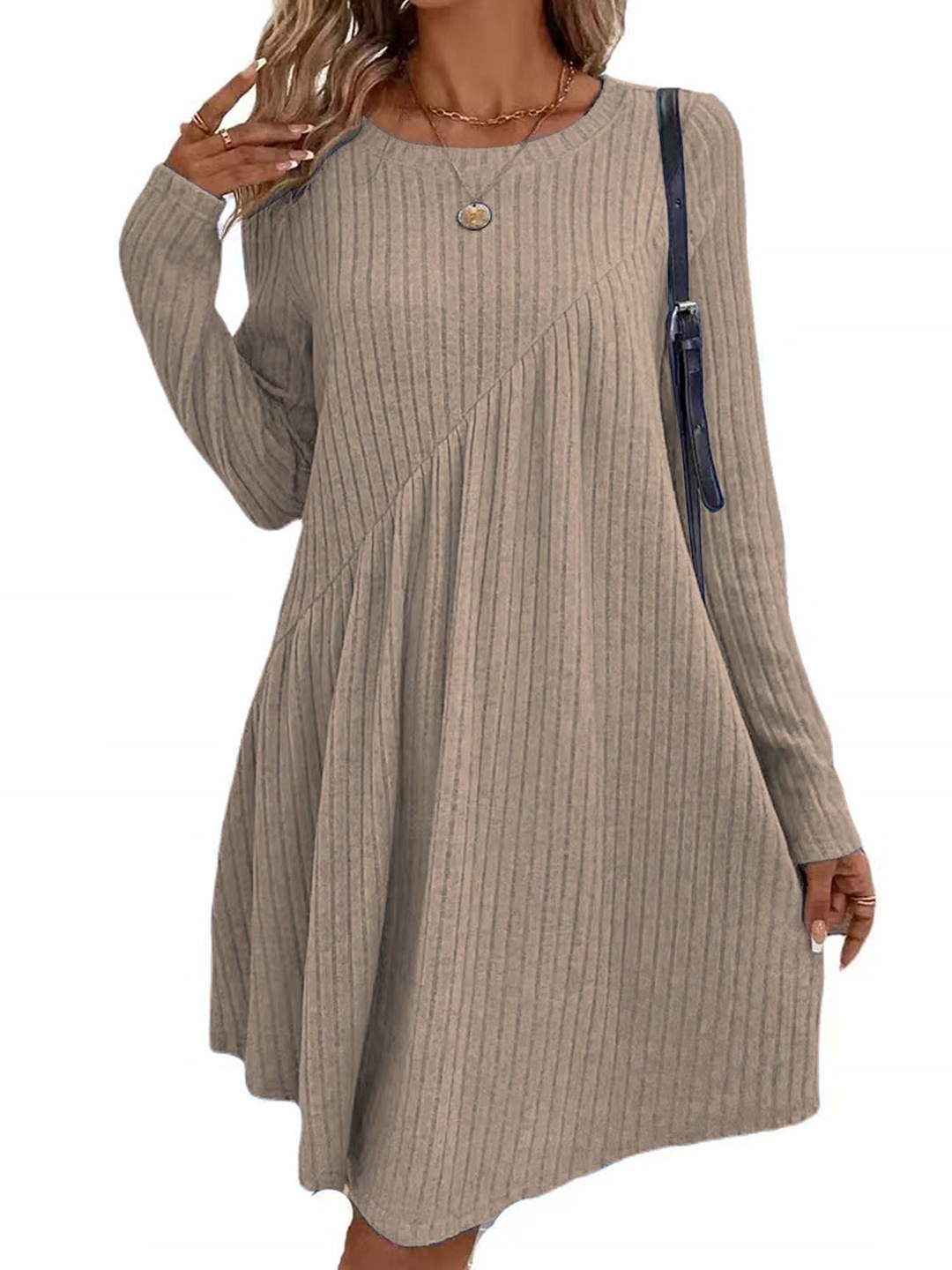 

StyleCast Women Self Design Jumper Dress, Grey