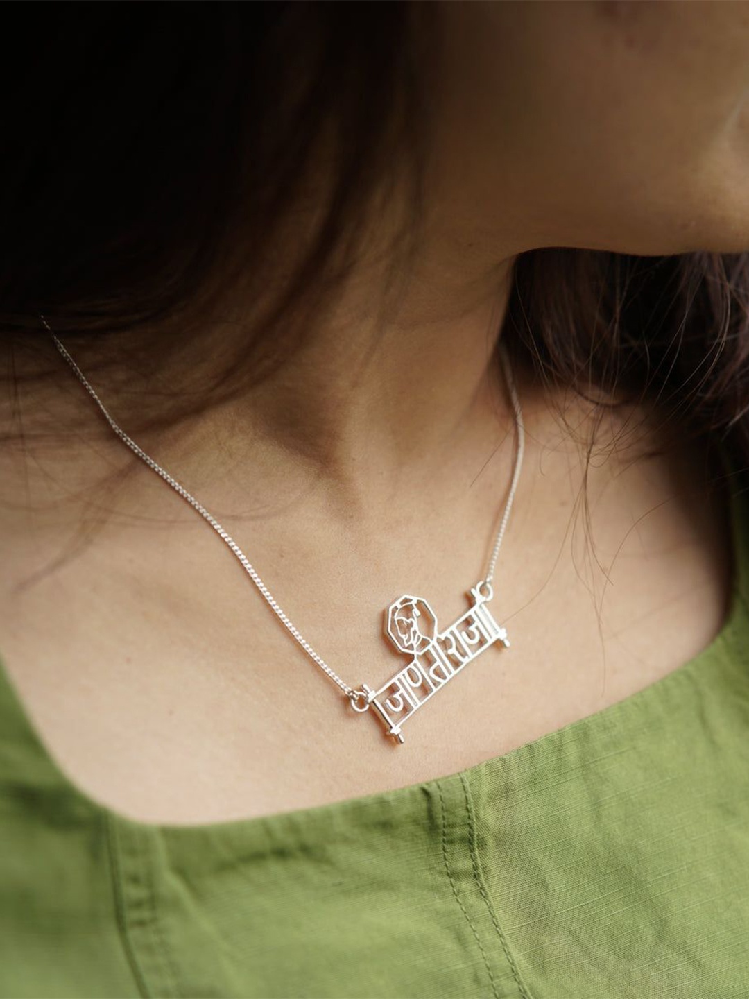 

House of Aadyaa Sterling Silver Necklace