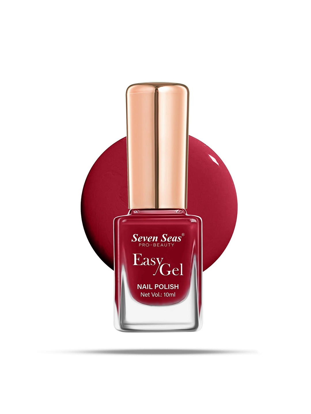 

Seven Seas Easy Gel Glossy Finish Nail Polish - 10 ml - No - 207, Red
