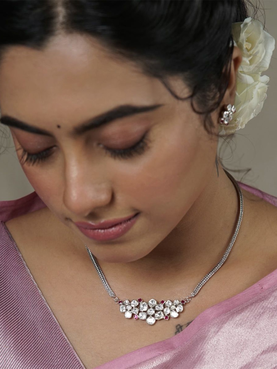 

House of Aadyaa Sterling Silver Necklace